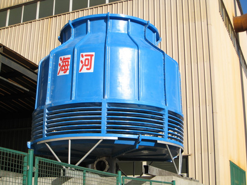 DBNL3-100T/h 蓝色冷却塔实拍